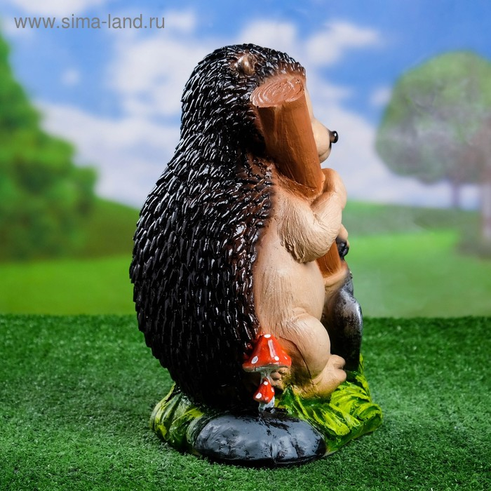 Садовая фигура  Садовая фигура "Ёж с лопатой" 22х22х31см