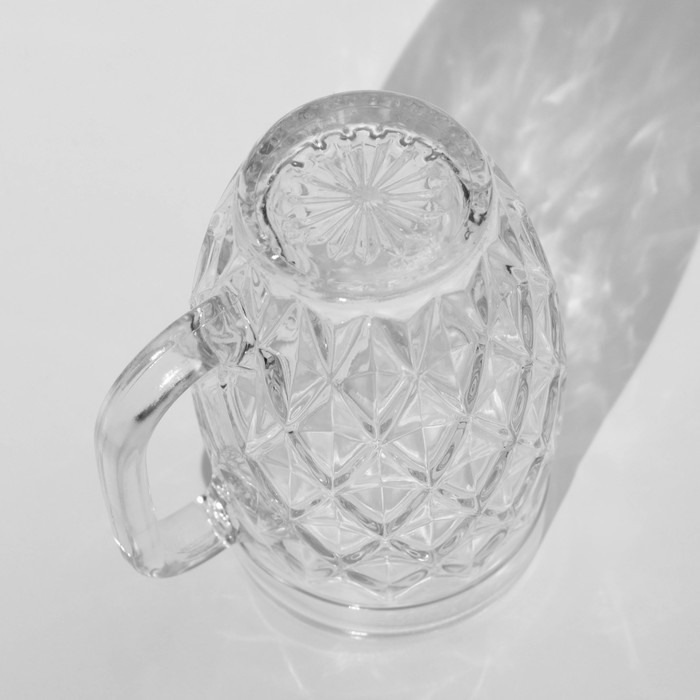 Кружка для пива «Линза/Ромб», 500 мл, стеклянная, МИКС