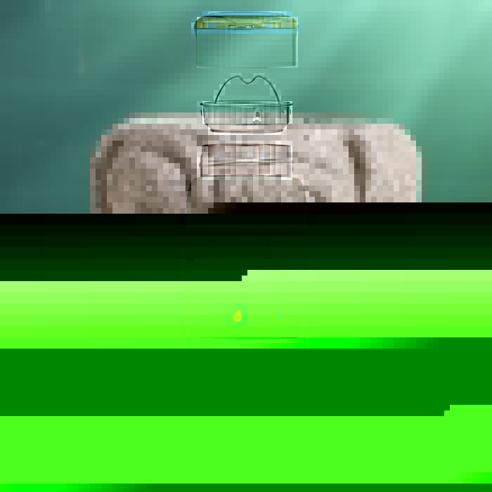 Кашпо  Кашпо "Рикки" серый камень, 18х16х15см