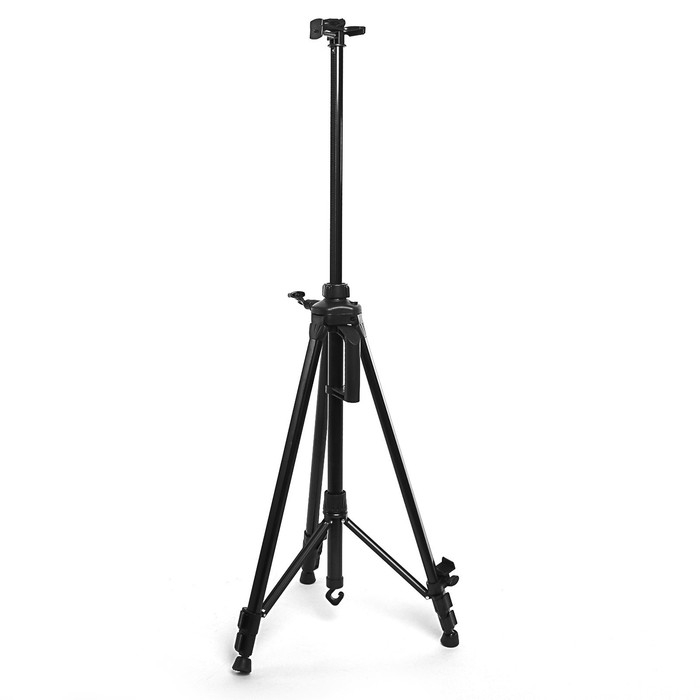 Мольберт телескопический, тренога, металлический с уровнем, ручкой, компасом Мольберт телескопический, тренога, металлический с уровнем, ручкой, компасом