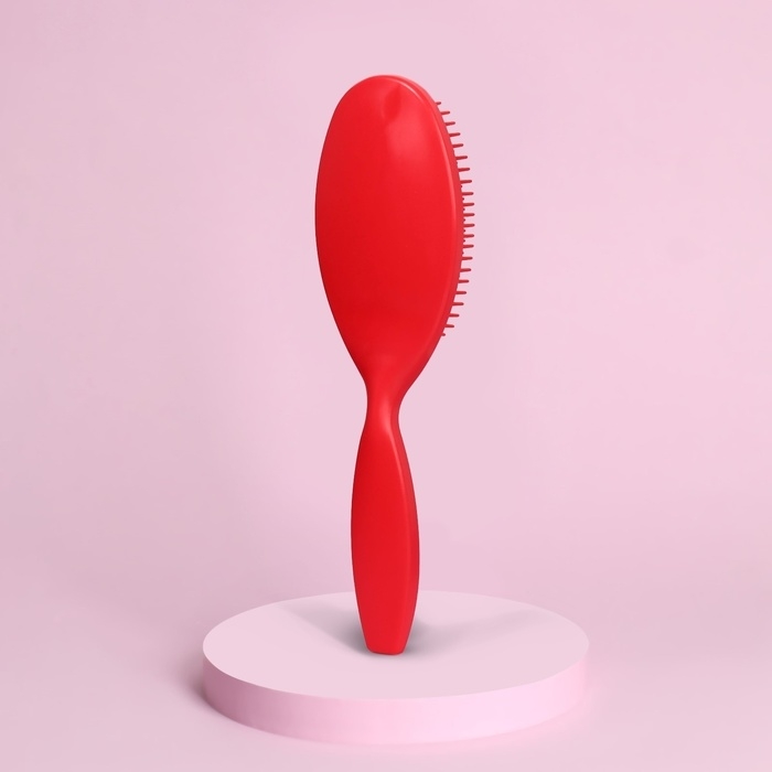 Расчёска массажная, 22 × 6 см, цвет МИКС