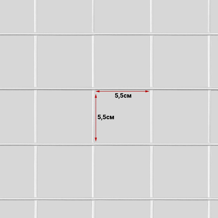 Сетка на колёсах, 80×150 см, размер ячейки 5,5×5,5 см, цвет белый Сетка на колёсах, 80×150 см, размер ячейки 5,5×5,5 см, цвет белый