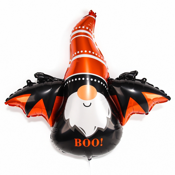 Шар фольгированный 34" &laquo;Гномик-летучая мышь&raquo;, оранжевый