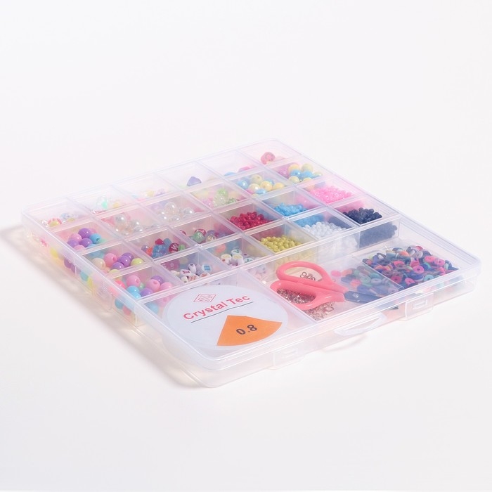 Набор для создания украшений «Ассорти» бусины/бисер, леска, фурнитура Набор для создания украшений «Ассорти» бусины/бисер, леска, фурнитура