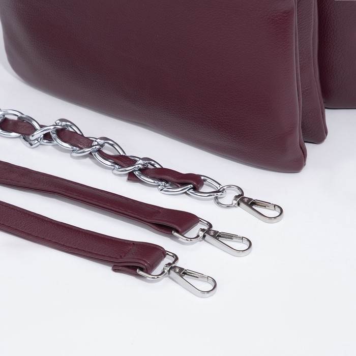 Сумка кросс-боди на молнии, цвет бордовый Сумка кросс-боди на молнии, цвет бордовый