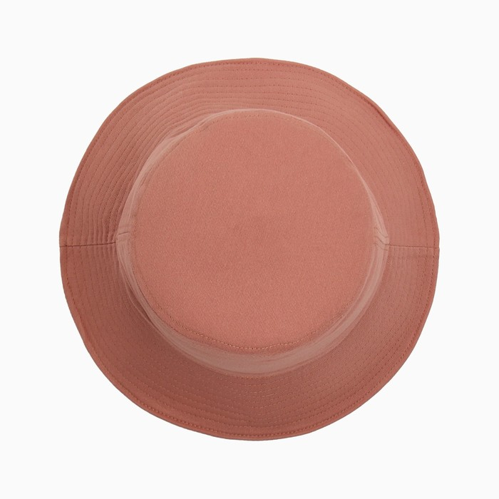 Панама двусторонняя MINAKU, цвет розовый/молочный, размер 56 Панама двусторонняя MINAKU, цвет розовый/молочный, размер 56