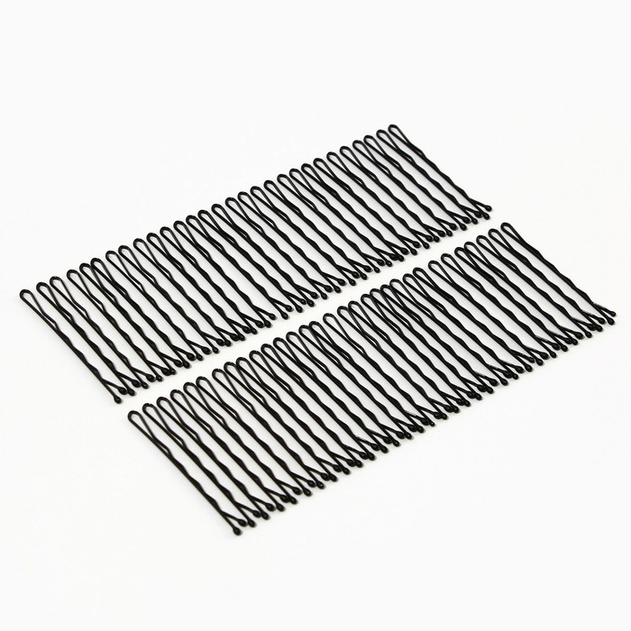 Невидимки для волос «Нежность» 60 шт, 4,5 см Невидимки для волос «Нежность» 60 шт, 4,5 см