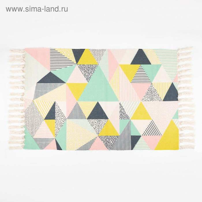 Коврик Этель  Коврик Этель "Геометрия" 60х90 см, 50% хл, 50% п/э