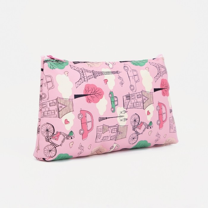 Косметичка на молнии, цвет розовый Косметичка на молнии, цвет розовый