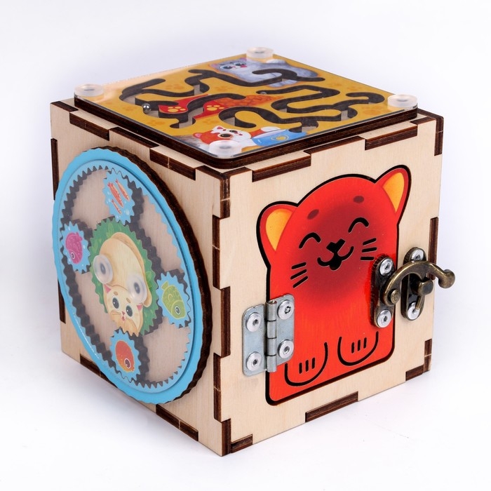 Бизиборд «Котокубик» Бизиборд «Котокубик»