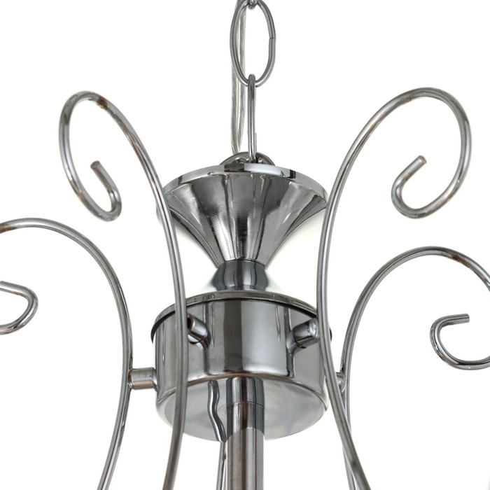 Люстра 2425/5 E27 40Вт хром 52х52х32-60 см BayerLux