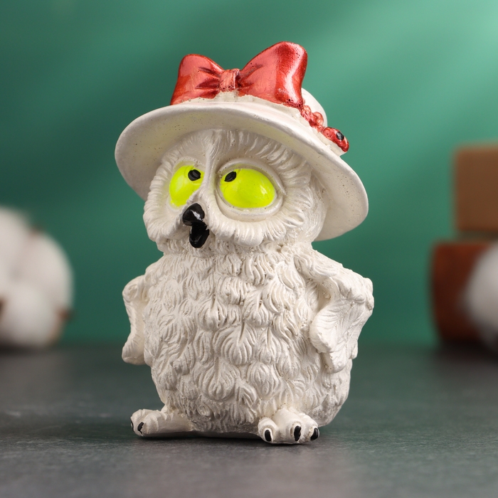 Фигура Фигура "Сова в шляпе" 10х5х5см