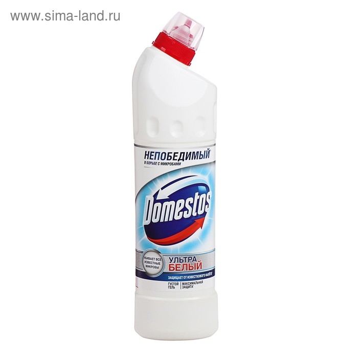 Чистящее средство Domestos  Чистящее средство Domestos "Ультра белый", гель, для унитаза, 750 мл