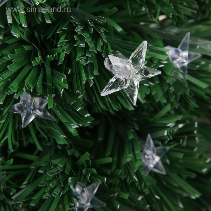 Ёлка фиброоптическая Ёлка фиброоптическая "Галактика" 60 см d нижнего яруса 38 см 55 веток