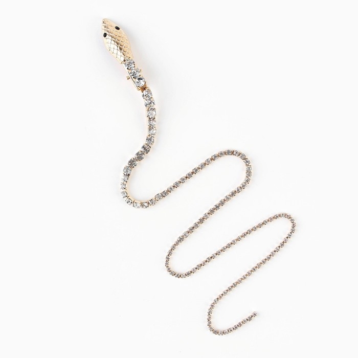 Заколка прядь со стразами новогодняя «You are s diamond», на Новый год, длина 50 см Заколка прядь со стразами новогодняя «You are s diamond», на Новый год, длина 50 см