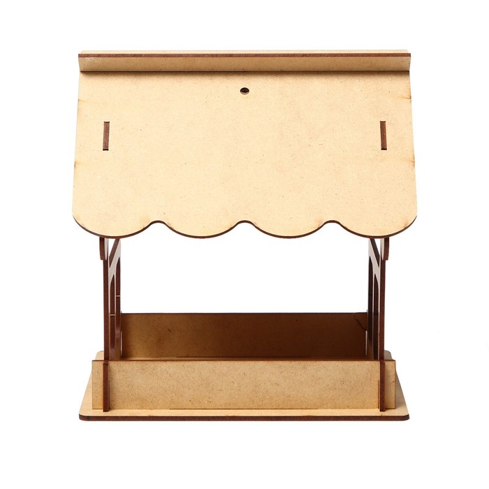 Кормушка-конструктор из ХДФ для птиц «Домик» своими руками, 21 × 18 × 21 см, Greengo