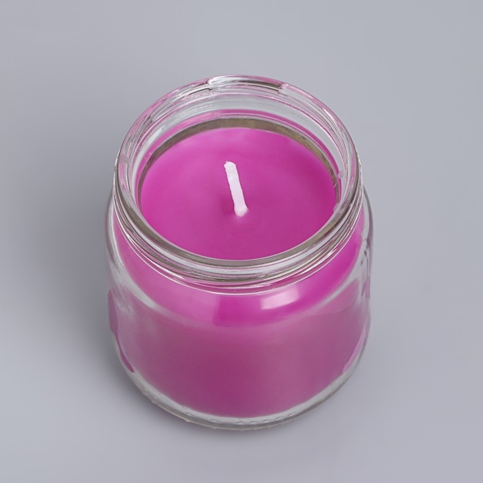 Свеча ароматическая в банке  Свеча ароматическая в банке "Горная лаванда"