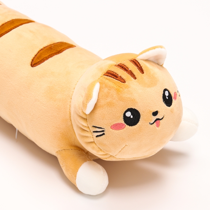 Мягкая игрушка «Кот-батон», 50 см, цвет рыжий