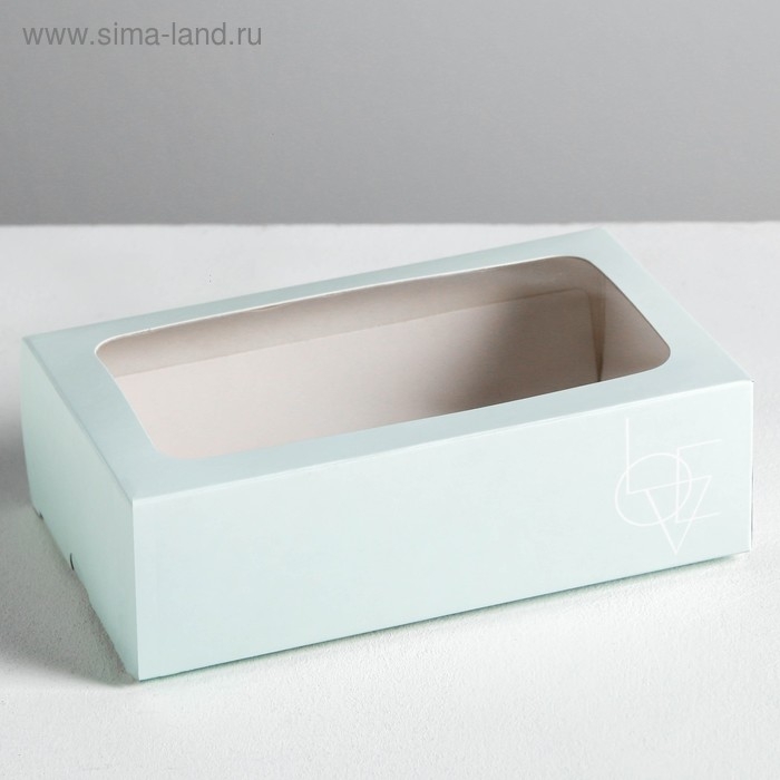 Коробка для макарун, кондитерская упаковка, LOVE 18 х 10.5 х 5.5 см Коробка для макарун, кондитерская упаковка, LOVE 18 х 10.5 х 5.5 см