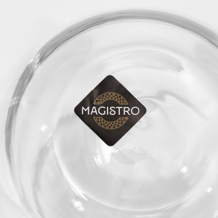 Бокал стеклянный с двойными стенками Magistro «Олд фэшн», 350 мл Бокал стеклянный с двойными стенками Magistro «Олд фэшн», 350 мл