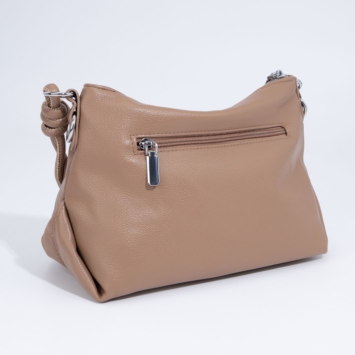 Сумка кросс-боди на молнии, цвет бежевый Сумка кросс-боди на молнии, цвет бежевый