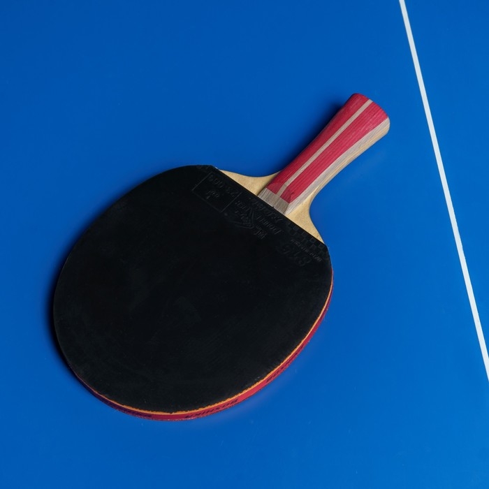 Ракетка для настольного тенниса BOSHIKA Advanced 2*, для любителей, накладка DOUBLE FISH 815 1.5 мм, коническая ручка Ракетка для настольного тенниса BOSHIKA Advanced 2*, для любителей, накладка DOUBLE FISH 815 1.5 мм, коническая ручка