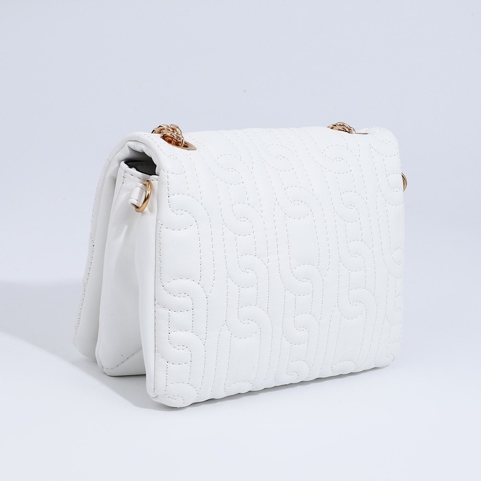 Сумка-мессенджер на магнитах, цвет белый Сумка-мессенджер на магнитах, цвет белый