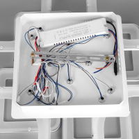 Люстра с ПДУ 59112/8WT LED 240Вт 3000-6000К диммер белый 55х55х10 см BayerLux