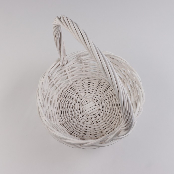 Набор корзин, 3 шт, 45х17/46 см, 36х14/38 см, 27х11/30 см, белый, лоза Набор корзин, 3 шт, 45х17/46 см, 36х14/38 см, 27х11/30 см, белый, лоза