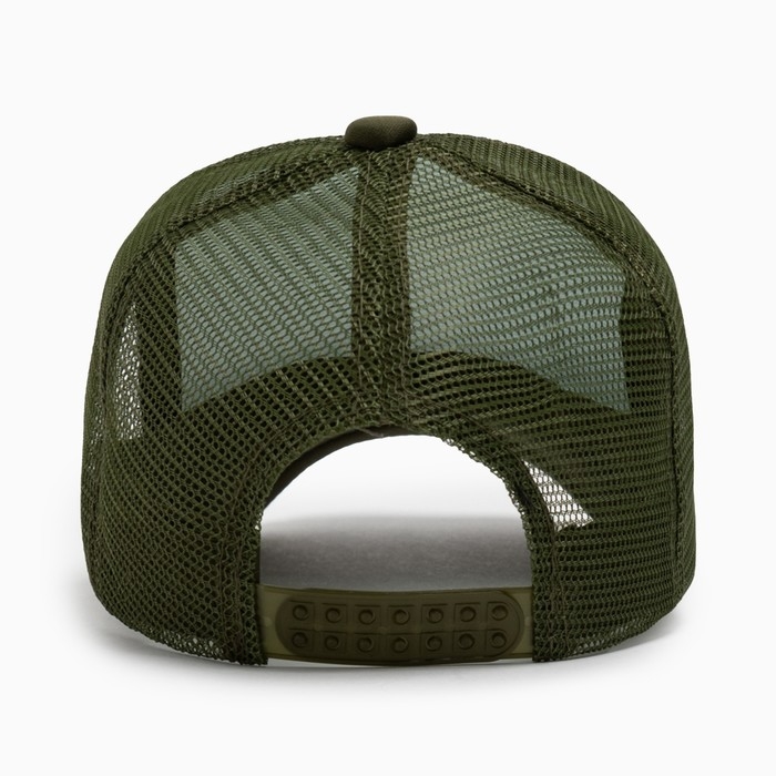 Бейсболка с сеткой MINAKU, цвет зелёный, размер 56-58