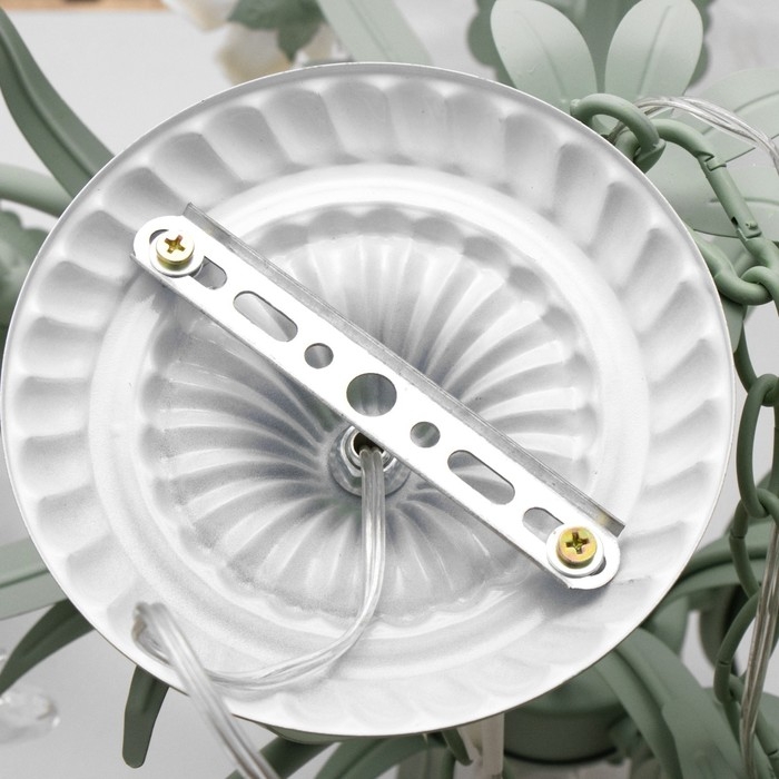 Люстра Люстра "Лиана" 5хЕ27 40Вт зелёный 45х45х40-90 см