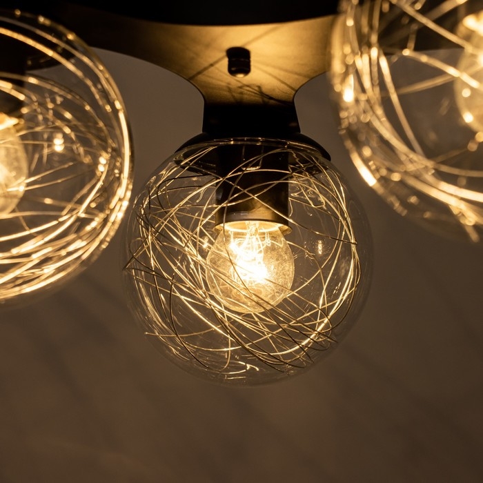 Люстра 2795/4 E27 40Вт черный 50х50х20 см BayerLux Люстра 2795/4 E27 40Вт черный 50х50х20 см BayerLux