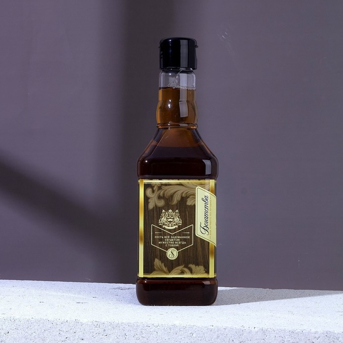 Гель для душа во флаконе виски «Богатства для лучшего», 500 мл, аромат пряного виски, Новый Год Гель для душа во флаконе виски «Богатства для лучшего», 500 мл, аромат пряного виски, Новый Год