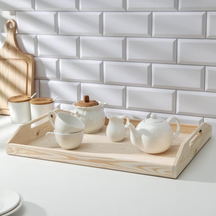 Поднос деревянный «Под роспись», 50×30×7 см Поднос деревянный «Под роспись», 50×30×7 см