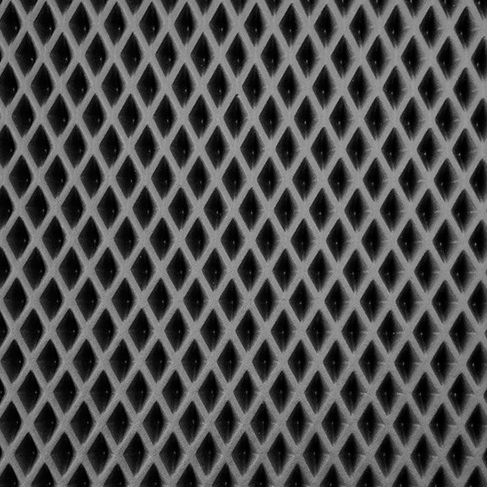 Коврик eva универсальный Grand Caratt, Ромб 50 х 67 см, серый Коврик eva универсальный Grand Caratt, Ромб 50 х 67 см, серый