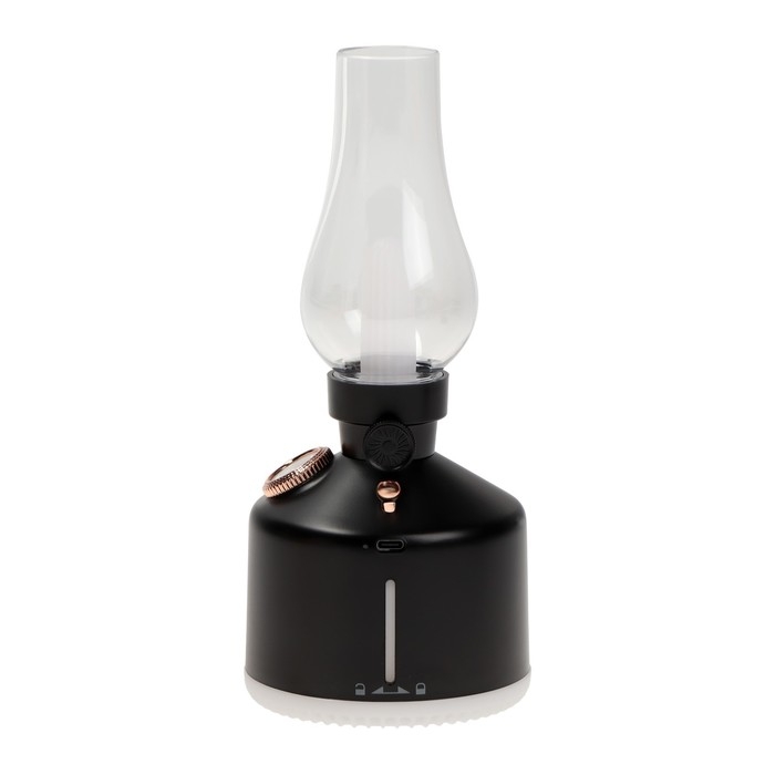 Увлажнитель  Увлажнитель "Керосинка" HM-19 ультразвуковой, 0.28 л, 1.5 Вт, 1200 мА/ч, USB, черный