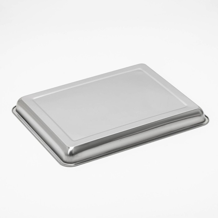 Противень из нержавеющей стали Luxstahl, 50×40×4,8 см Противень из нержавеющей стали Luxstahl, 50×40×4,8 см