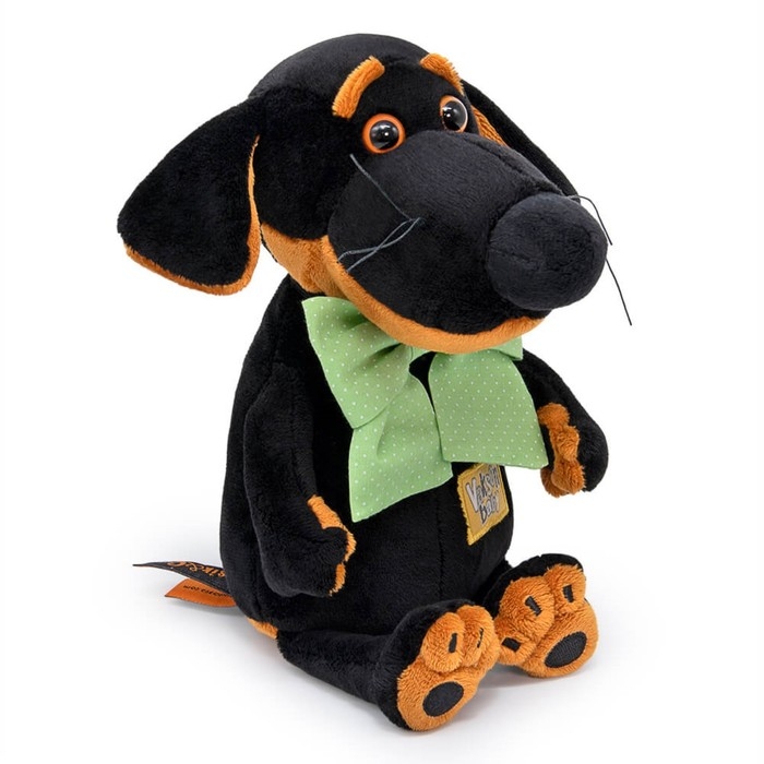 Мягкая игрушка Ваксон Baby, с зеленым бантом в горошек, 19 см Мягкая игрушка Ваксон Baby, с зеленым бантом в горошек, 19 см