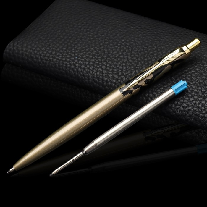 Ручка металл автоматическая «Хакки», синяя паста 1.0 мм Ручка металл автоматическая «Хакки», синяя паста 1.0 мм