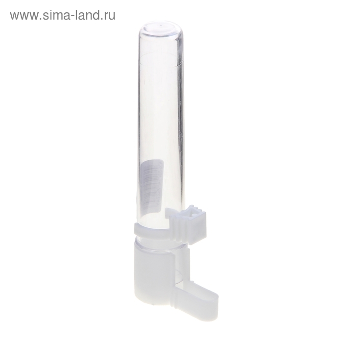 Автопоилка для птиц №4, 75 мл (для вертикальных прутьев), 25 х 55 х 150 мм, микс цветов Автопоилка для птиц №4, 75 мл (для вертикальных прутьев), 25 х 55 х 150 мм, микс цветов