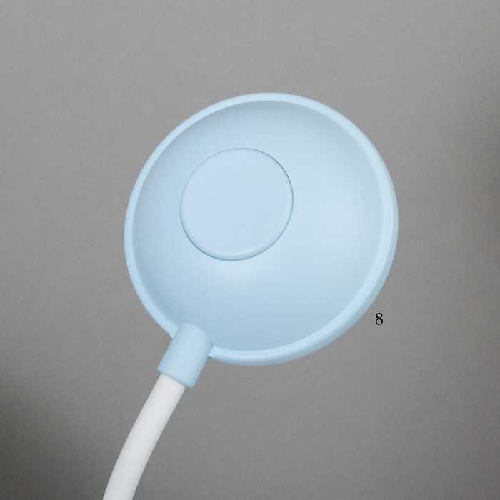 Лампа настольная  Лампа настольная "Ботинок лось" LED 3 режима 3Вт USB органайзер синий 8х11х31 см RISALUX