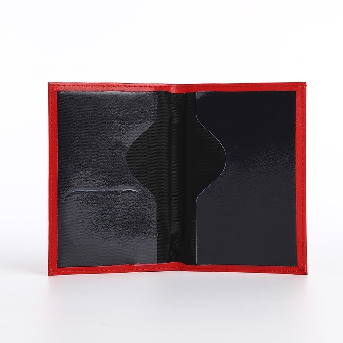 Обложка для паспорта, цвет алый Обложка для паспорта, цвет алый