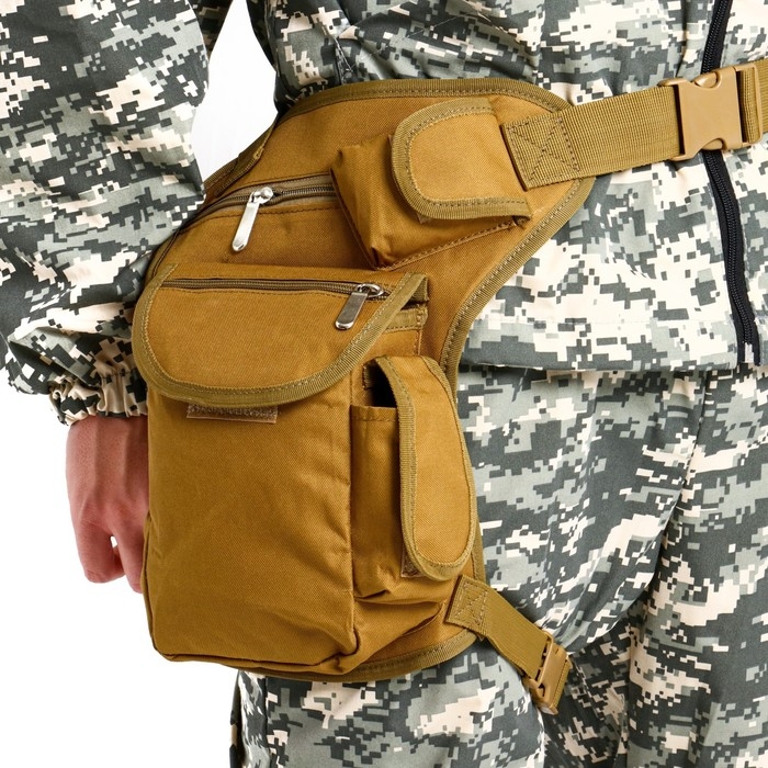 Сумка набедренная Сумка набедренная "Аdventure", песочная