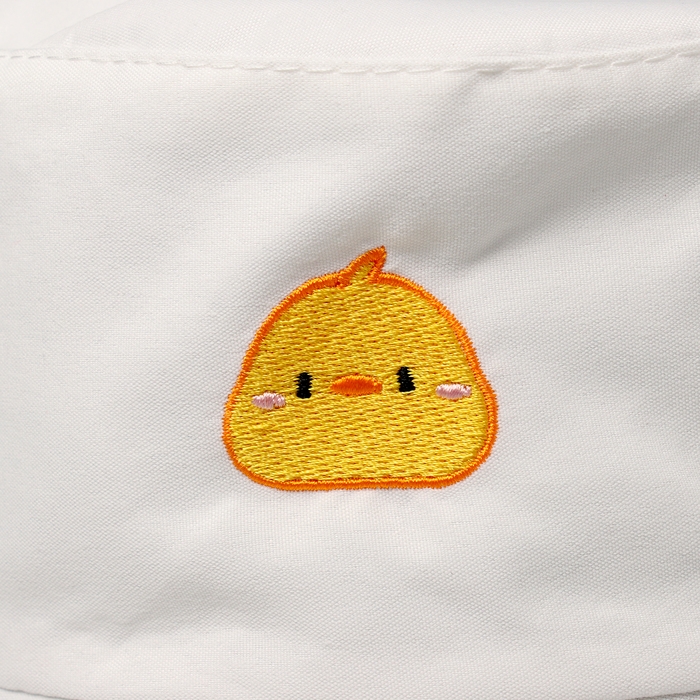 Панама детская для девочки «Цыпленок», цвет белый, р-р 54