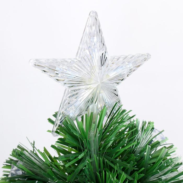 Ёлка фиброоптическая  Ёлка фиброоптическая "Звезда" 150 см d нижнего яруса 76 см 170 веток