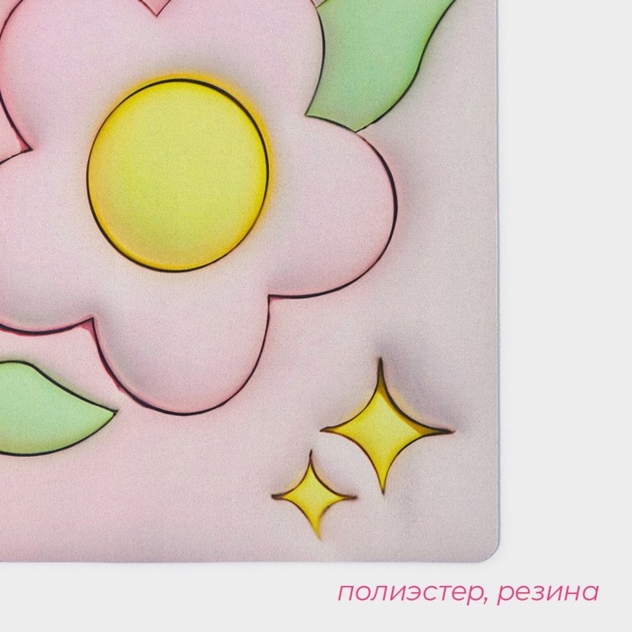 Коврик для дома Доляна Pink Flowers, влаговпитывающий, 40×60 см Коврик для дома Доляна Pink Flowers, влаговпитывающий, 40×60 см