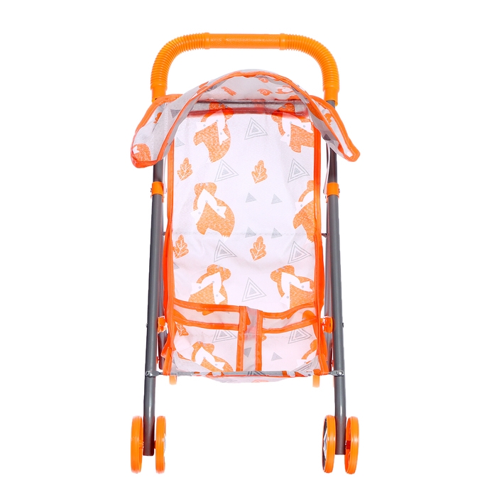 Коляска летняя для кукол «Лисички», металлический каркас Коляска летняя для кукол «Лисички», металлический каркас