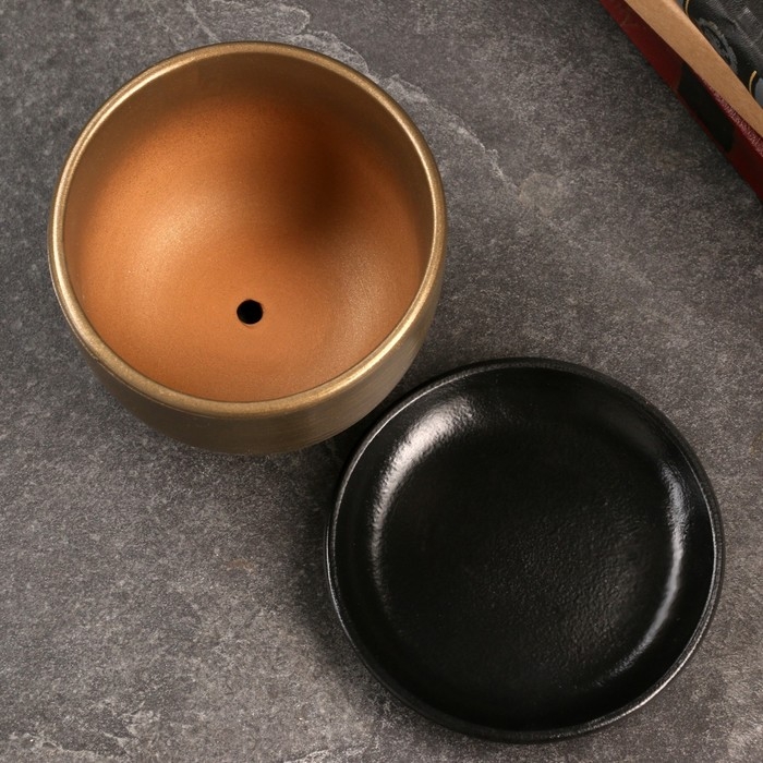 Горшок цветочный Горшок цветочный "Амелия" коричневый, 0,5 л