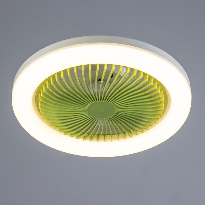 Светильник с ПДУ Светильник с ПДУ "Вихрь" LED 30Вт 6000К зеленый 25х25х15см BayerLux