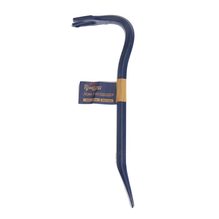 Лом-гвоздодер ТУНДРА, 65 сталь, шестигранный, 300 х 12 мм Лом-гвоздодер ТУНДРА, 65 сталь, шестигранный, 300 х 12 мм